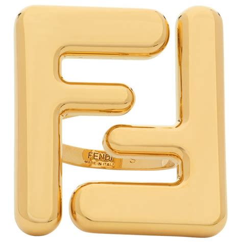 fendi logo fermo|Forever Fendi Ring , .